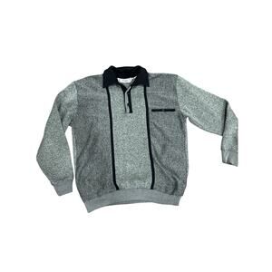 VTG Classics By Palmland Men's Sz M Collared Sweater Striped Pullover Retro 90s0